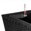 DMC Resin Indoor/Outdoor Rectangular Self-Watering Wicker Vista Planter, Black, 32in DMC Resin Indoor/Outdoor Rectangular Self-Watering Wicker Vista Planter, Black, 32in