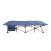 Zenithen Limited Blue Self Enclosing Portable Cot with Padding, Dark Blue, 78"