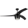 Monte Carlo Skylon Ceiling Fan, Outdoor Rated, Matte Black, 56"