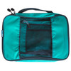 TravelWise Luggage Organizing Packing Cube Set – Zippered Mesh Bags, Teal, 3 Sizes