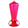 More Birds Plastic Hummingbird Feeder — 4 Feeding Ports — Hollyhock Pink, 25oz
