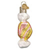 Old World Christmas Glass Blown Ornament with OWC Gift Box, Salt Water Taffy (Pack of 3)