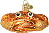 Old World Christmas Glass Blown Christmas Ornament, Crab Louie (With OWC Gift Box)