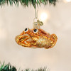 Old World Christmas Glass Blown Christmas Ornament, Crab Louie (With OWC Gift Box)