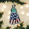 Old World Christmas Blown Glass Ornament for Christmas Tree, Military Tags