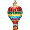 Old World Christmas Blown Glass Ornament for Christmas Tree, Vibrant Hot Air Balloon