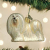 Old World Christmas Blown Glass Ornament for Christmas Tree, Lhaso Apso