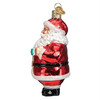 Old World Christmas Glass Blown Ornament, Santa Revealed, 4.5" (With OWC Gift Box)