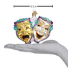 Old World Christmas Blown Glass Ornament for Christmas Tree, Comedy and Tragedy