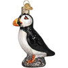 Old World Christmas Glass Blown Ornament, Puffin, 3.5" (With OWC Gift Box)