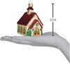 Old World Christmas Glass Blown Ornament, Christmas Chapel (With OWC Gift Box)