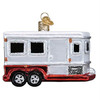 Old World Christmas Blown Glass Ornament for Christmas Tree, Horse Trailer