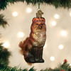 Old World Christmas Glass Blown Ornament For Christmas Tree, Vintage Fox (With OWC Gift Box)