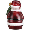Old World Christmas Glass Tabletop Figurine, Santa Holding Tree Tea Light Candle Holder, 6.5"