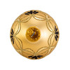 Kurt Adler Glass Ball Ornaments, Gold and White, 6-Piece Set