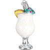 Old World Christmas Blown Glass Ornament for Christmas Tree, Pina Colada