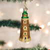 Old World Christmas Glass Blown Ornament for Christmas Tree, Old Cape Henry Lighthouse