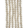 Kurt Adler Christmas Decoration, Wooden Bead Garland, Natural, 9ft