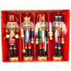 Kurt Adler Wooden Nutcracker Ornaments, 5" (Set of 4)