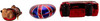 Kurt Adler Glass British Ornaments, 3-Piece Set