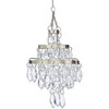Kurt Adler Clear Bead Chandelier Christmas Tree Ornament, 6"