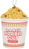 Kurt Adler Resin Ornament for Christmas Tree, Ramen Noodle Cup
