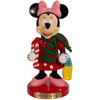 Kurt Adler Disney Minnie Mouse with Candy Cane Nutracker, 10"