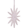 Kurt Adler Modern Snowflake Ornament w/ Swarovski Elements, 4"