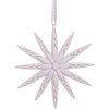 Kurt Adler Modern Snowflake Ornament w/ Swarovski Elements, 4"