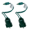 Kurt Adler Twirl-It Ornament Spinner with Motor Pigtails, Green (Pack of 2)