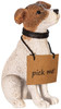 Kurt Adler Fabriche Adopt-A-Pet Santa With Dog, 2-Piece Set, 10.5"