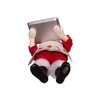 Kurt Adler Fabriche Tray Face Cake Santa Christmas Figurine, 10.5in