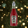 Kurt Adler Christmas Ornament, Glass Ketchup Bottle, 5.5"