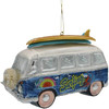 Kurt Adler Beach Bus With Surfboard Ornament, 5.75"