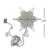 Kurt Adler 10-Light 6-Point Capiz Star Treetop, 9"