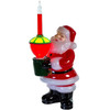 Kurt Adler Jolly Santa Bubble Light Tabletop Decoration, 7.25-inch