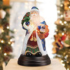 Old World Christmas Regal Father Christmas Table Light, 10.5"