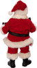 Kurt S. Adler Hershey Bar Fabric Santa Figurine, Multi, 10"