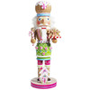 Kurt Adler Wooden Holiday Nutcracker Figurine, Gingerbread, 16in