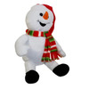 Kurt Adler Animated Holiday Plush Figurine with Sound Effects, Laughing & Farting Snowman, 10"