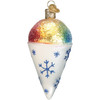 Old World Christmas Glass Blown Christmas Ornament, Snow Cone (With OWC Gift Box)