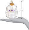 Old World Christmas Glass Blown Ornament, LSU Hoodie, 4.5" (With OWC Gift Box)