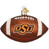 Old World Christmas Glass Blown Ornament Oklahoma State Football, 4" (With OWC Gift Box)