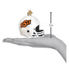 Old World Christmas Glass Blown Ornament, Oklahoma State Helmet, 3" (With OWC Gift Box)