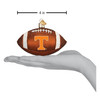 Old World Christmas Glass Blown Christmas Ornament, Tennessee Football (With OWC Gift Box)