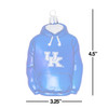 Old World Christmas Glass Blown Ornament, Kentucky Hoodie, 4.5" (With OWC Gift Box)