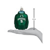 Old World Christmas Glass Blown Ornament, Michigan State Hoodie, 4.5" (With OWC Gift Box)