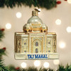 Old World Christmas Glass Blown Ornament, Taj Mahal, 3.5" (With OWC Gift Box)