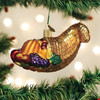Old World Christmas Glass Blown Ornament, Cornucopia (With OWC Gift Box)