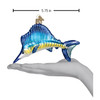 Old World Christmas Glass Blown Ornament, Ocean Sailfish (With OWC Gift Box)